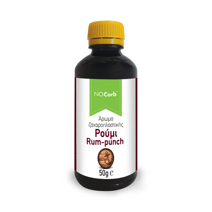 Φωτογραφία προϊόντος: No Carb® Άρωμα ζαχαροπλαστικής Ρούμι Συμπυκνωμένο, Natural Rom-punch Flavour NoCarb 50g