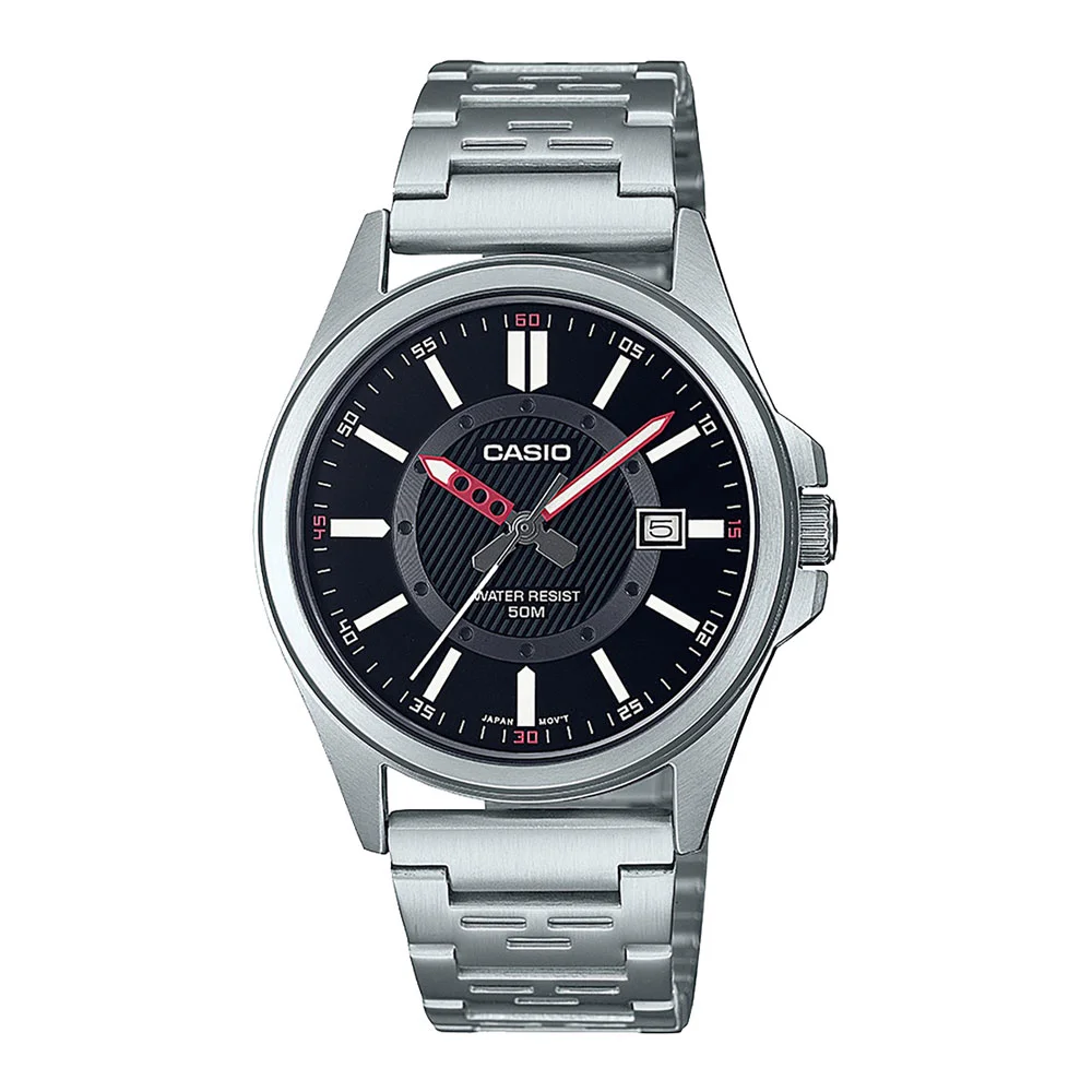 Φωτογραφία προϊόντος: CASIO Collection Silver Stainless Steel Bracelet MTP-E700D-1EVEF