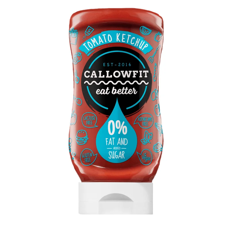Φωτογραφία προϊόντος: Tomato Ketchup sauce χ/ζάχαρη Callowfit 300ml