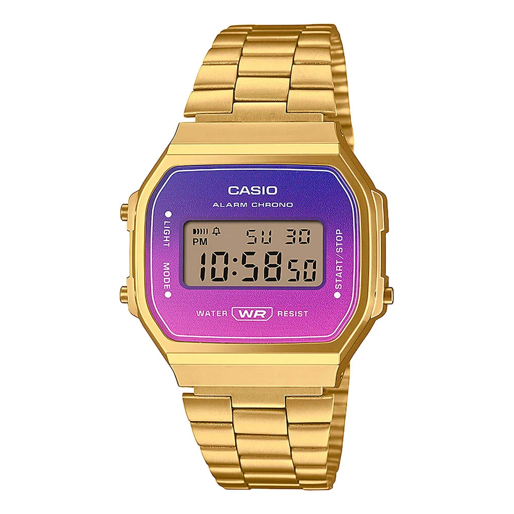 Φωτογραφία προϊόντος: CASIO Vintage Gold Stainless Steel Bracelet A-168WERG-2AEF