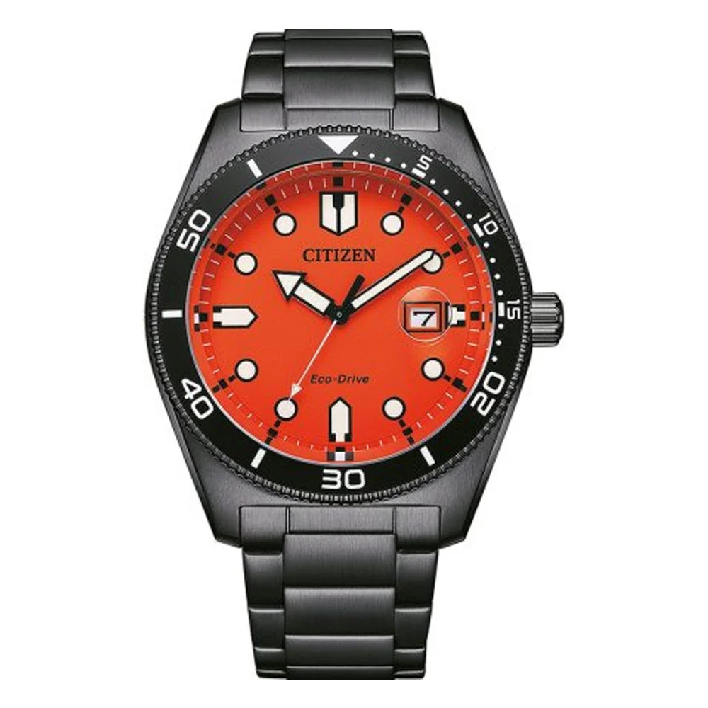 Φωτογραφία προϊόντος: CITIZEN Eco-Drive Black Stainless Steel Bracelet AW1765-88X