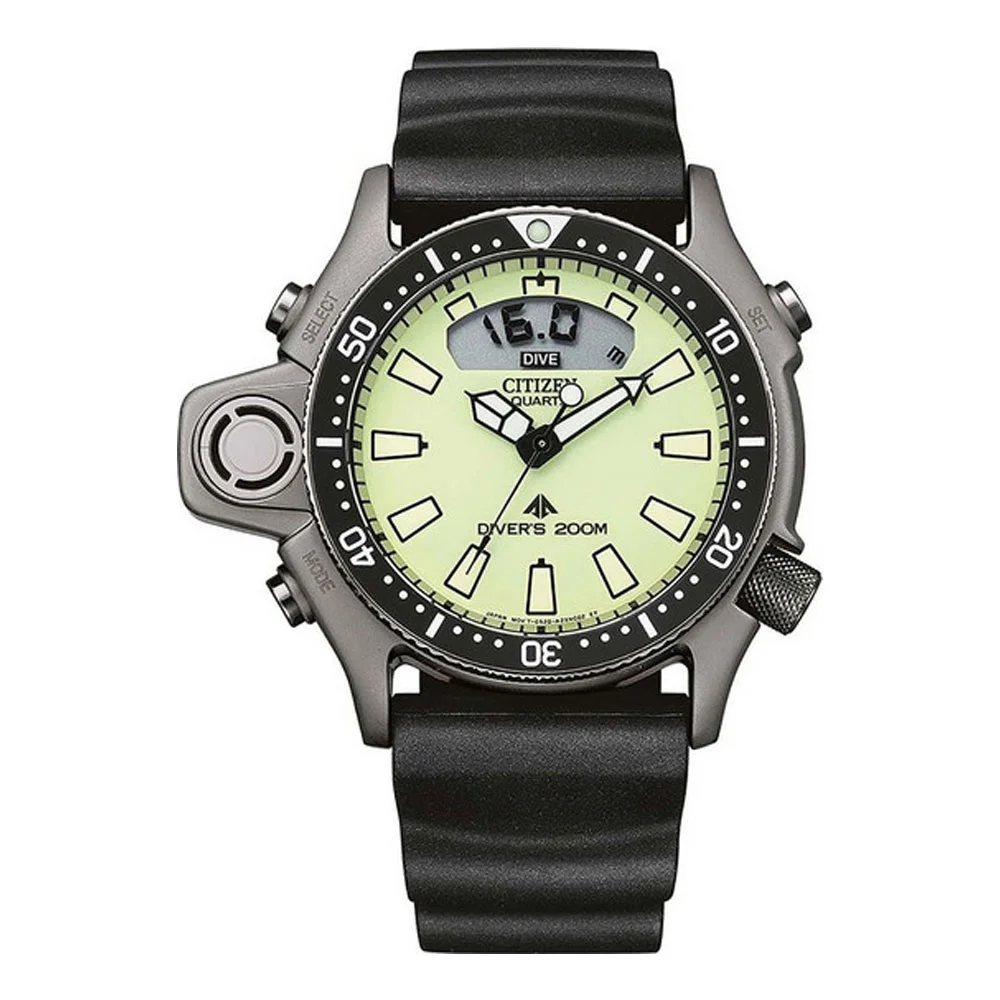 Φωτογραφία προϊόντος: Citizen Promaster Aqualand Black Leather Strap JP2007-17W