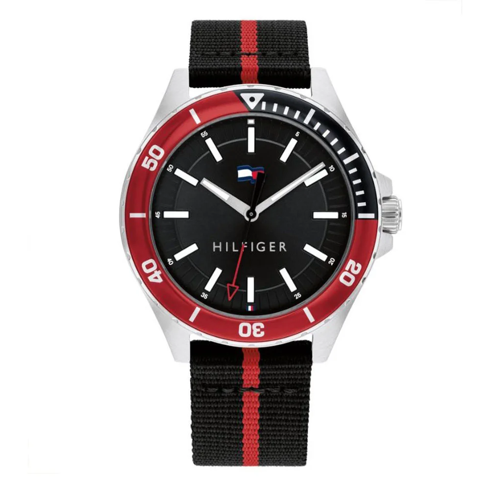 Φωτογραφία προϊόντος: TOMMY HILFIGER Logan Two Tone Fabric Strap 1792010