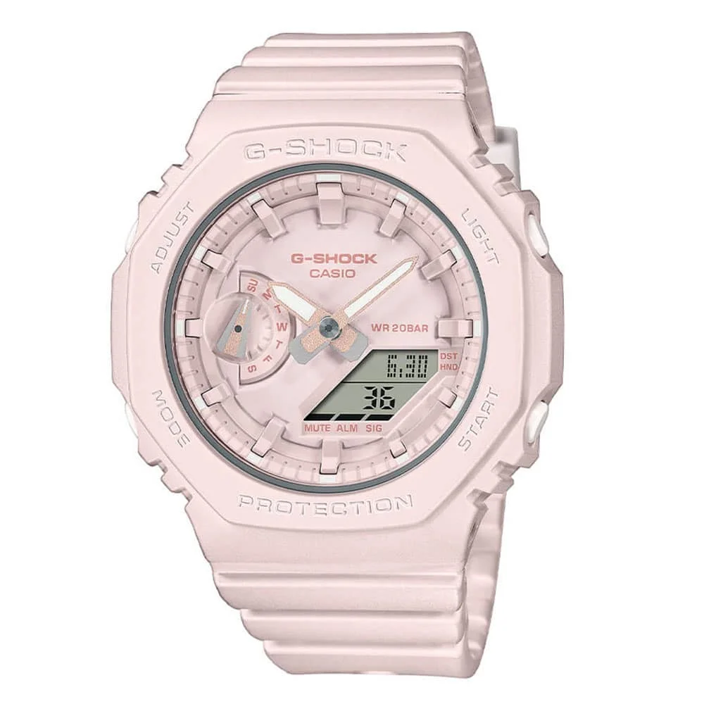 Φωτογραφία προϊόντος: CASIO G-SHOCK Chronograph Pink Rubber Strap GMA-S2100BA-4AER