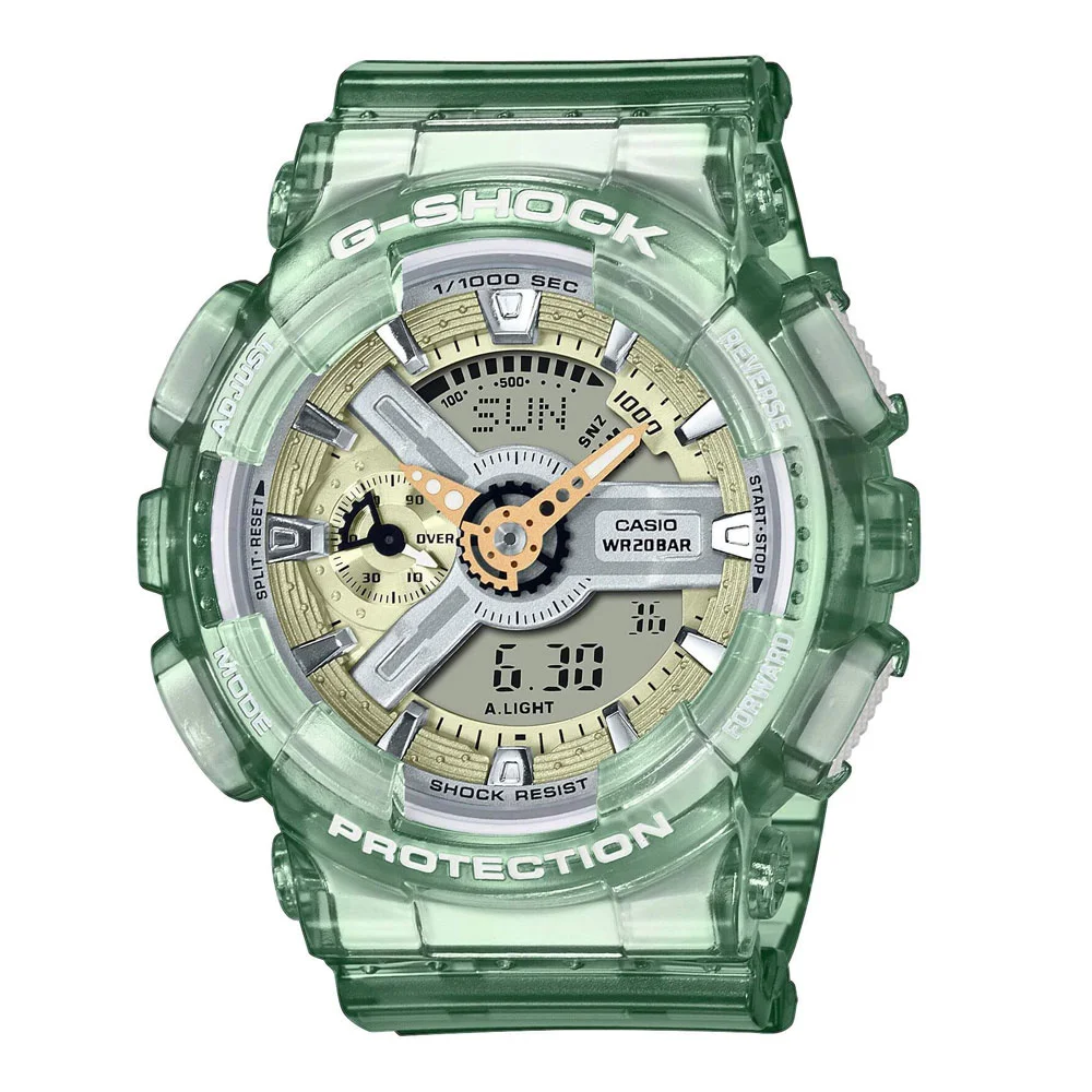 Φωτογραφία προϊόντος: CASIO G-Shock Skeleton Green Rubber Strap GMA-S110GS-3AER