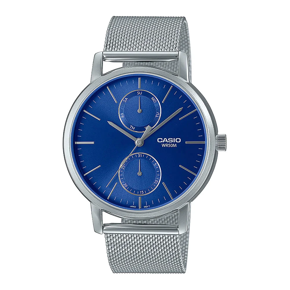 Φωτογραφία προϊόντος: CASIO Collection Silver Stainless Steel Bracelet MTP-B310M-2AVEF
