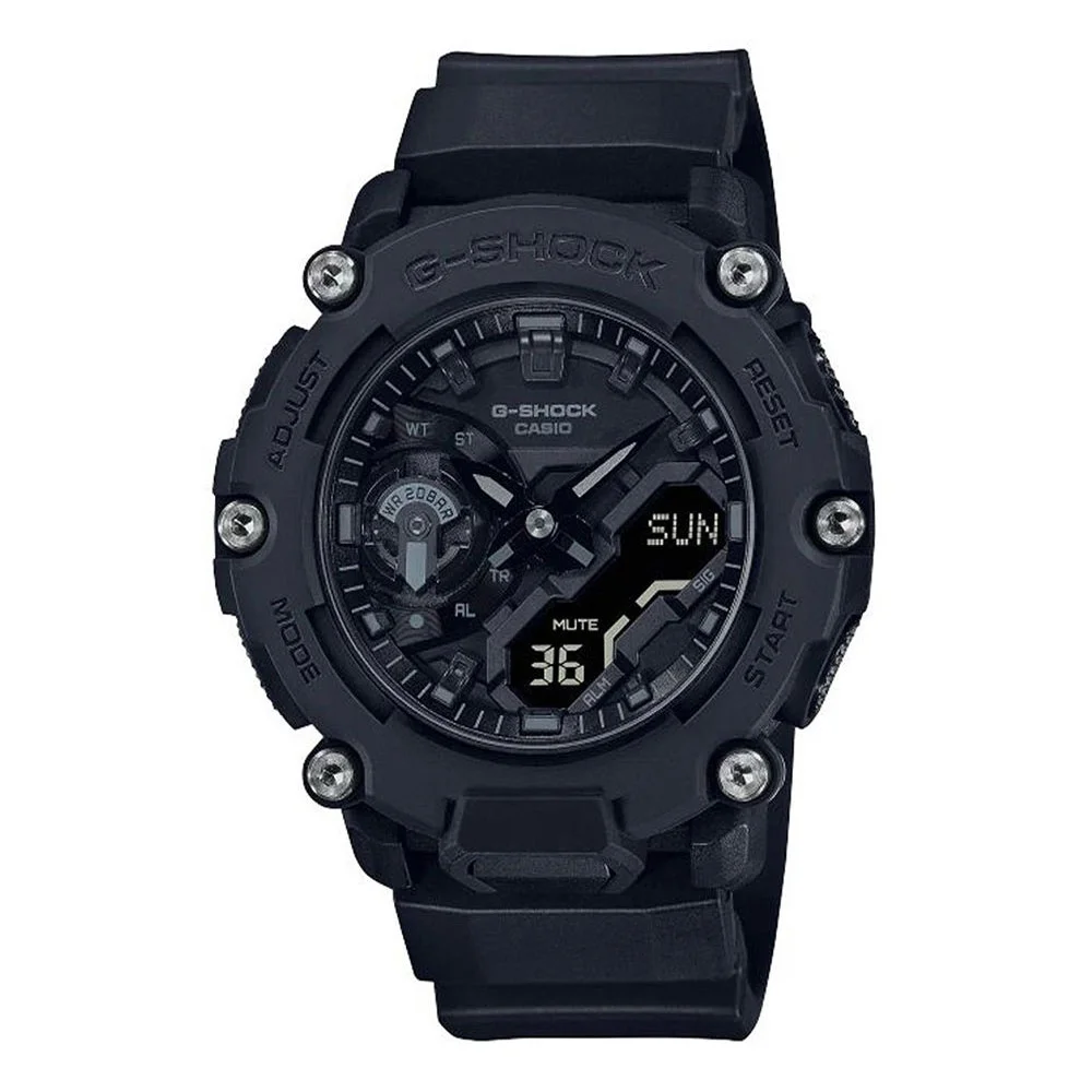 Φωτογραφία προϊόντος: CASIO G-Shock AnaDigi Black Rubber Strap GA-2200BB-1AER