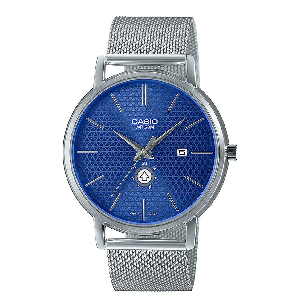 Φωτογραφία προϊόντος: CASIO Collection Silver Stainless Steel Bracelet MTP-B125M-2AVEF