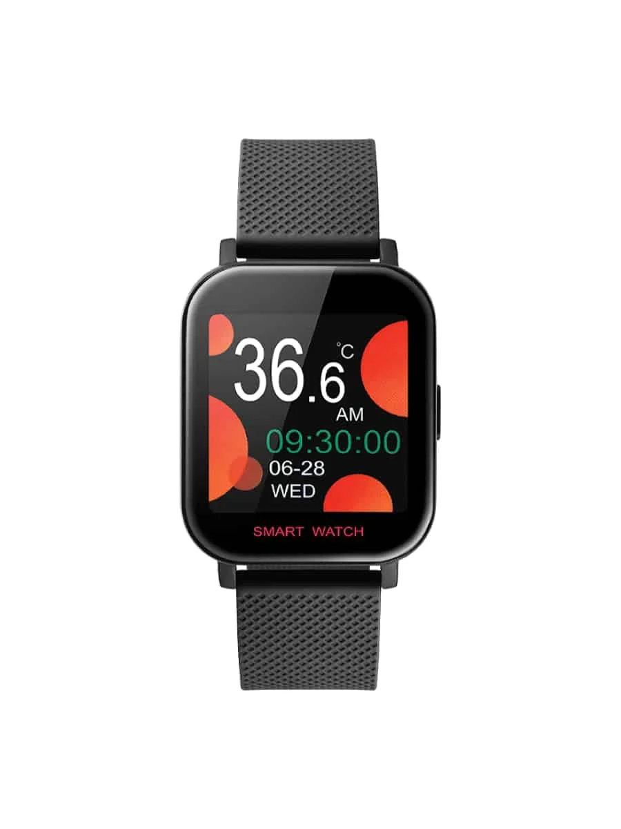 Φωτογραφία προϊόντος: DAS.4 smartwatch SL44-50231 με μαύρο λουράκι σιλικόνης