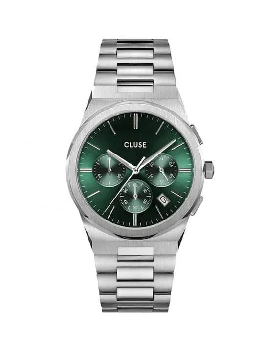 Φωτογραφία προϊόντος: Cluse CW20803 ρολόι χρονογράφος με ασημί μπρασελέ