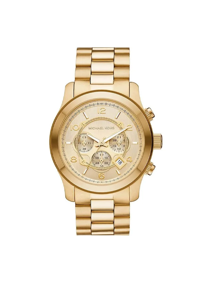 Φωτογραφία προϊόντος: Michael Kors Runway ρολόι χρονογράφος με χρυσό μπρασελέ