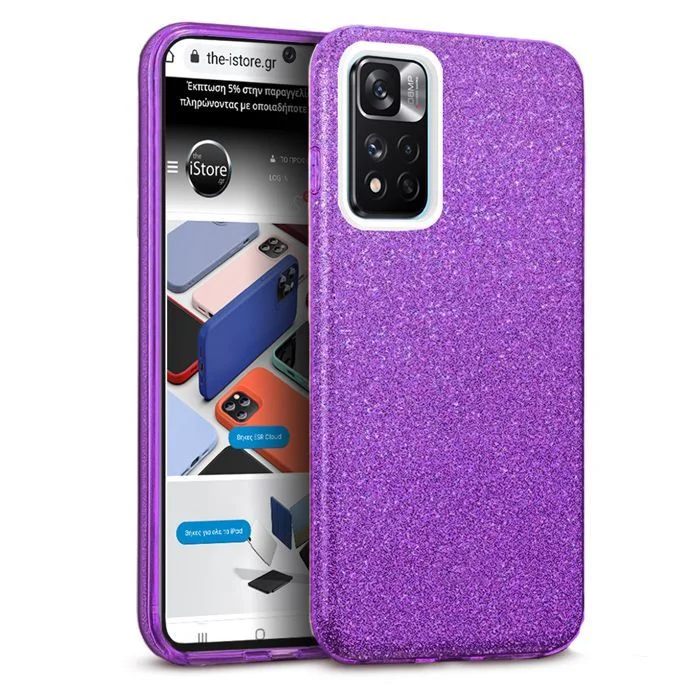 Φωτογραφία προϊόντος: Hybrid Strass Violet Case Xiaomi Poco M4 Pro 5G