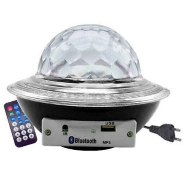 Φωτογραφία προϊόντος: OEM Φωτιστικό Projector Ufo με τηλεχειριστήριο LED UFO Bluetooth μαγική λάμπα 03008UFO00BK