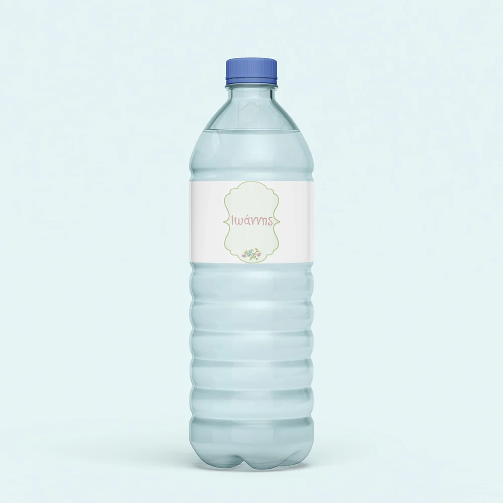 Φωτογραφία προϊόντος: Ecobags Αυτοκόλλητες Ετικέτες Νερού Βάπτισης Θέμα Κλαδί Λουλούδια - Φυτά