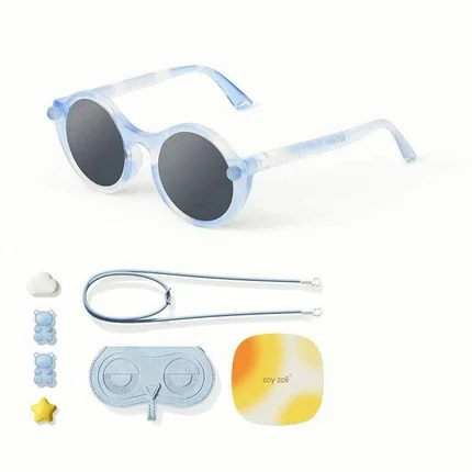 Φωτογραφία προϊόντος: Sunglasses Zoyzoii®B58 Kids(Blue-White Grey Blue Tits)