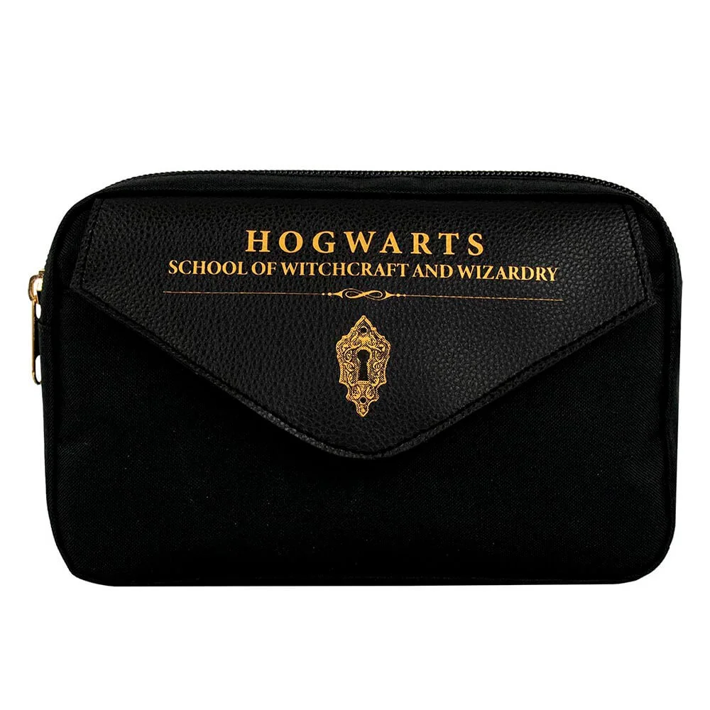 Φωτογραφία προϊόντος: Blue Sky Harry Potter PU Multi Pocket Pencil Case - Hogwarts Shield