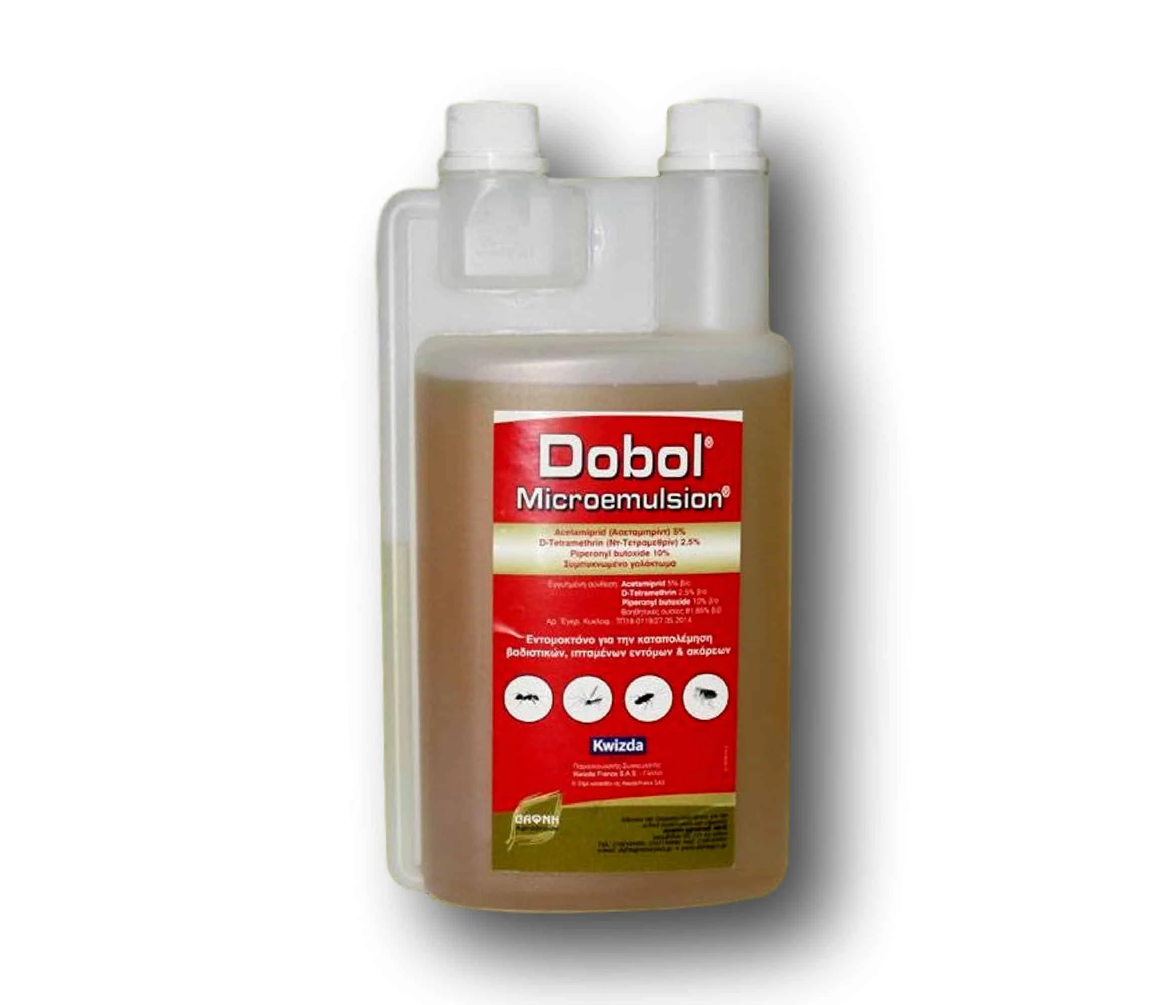 Φωτογραφία προϊόντος: ΔΑΦΝΗ Biocides Dobol Microemulsion 1lt - Εντομοκτόνο συμπυκνωμένο προϊόν με τριπλή δράση για άμεση καταπολέμηση