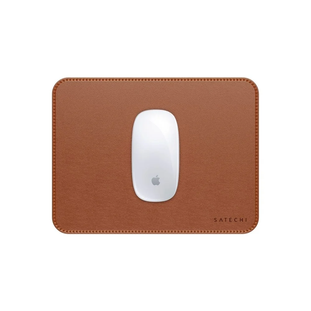 Φωτογραφία προϊόντος: . SATECHI vegan leather mouse pad ST-LMPN brown