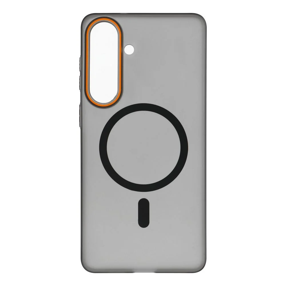 Φωτογραφία προϊόντος: . Case GO ORANGE compatible with MagSafe for SAMSUNG S26 Plus black