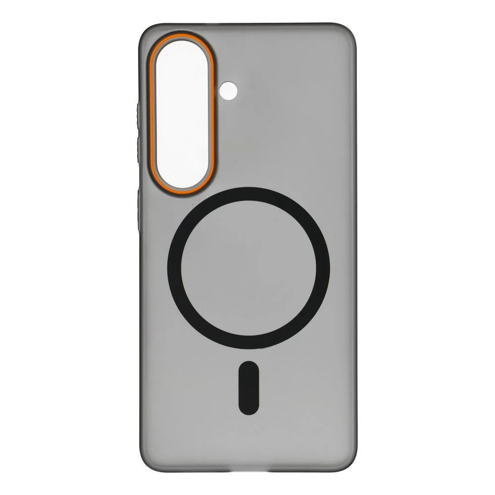 Φωτογραφία προϊόντος: . Case GO ORANGE compatible with MagSafe for SAMSUNG S26 black
