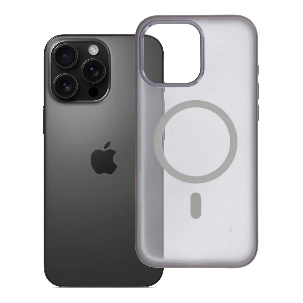Φωτογραφία προϊόντος: . FLEXLINE MAG COVER Case compatible with MagSafe for IPHONE 16 Pro Max gray
