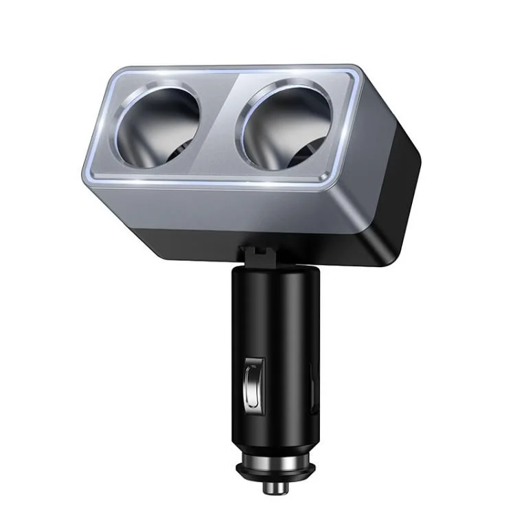 Φωτογραφία προϊόντος: . Smart dual cigarette lighter car charger Hoco 2 lighter ports max 240W/24V Z65 black