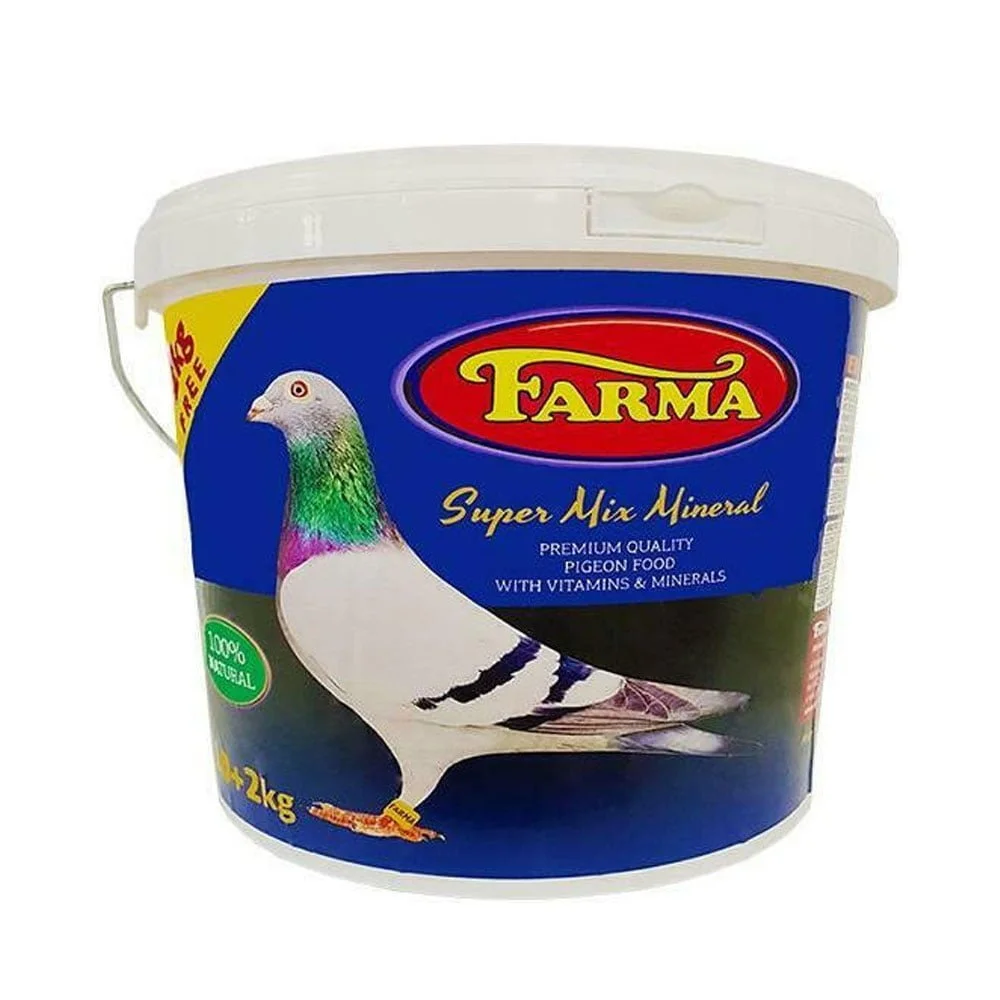 Φωτογραφία προϊόντος: Farma Super Mix Mineral Βιταμίνες και Ιχνοστοιχεία για Περιστέρια 12 + 2kg Δώρο