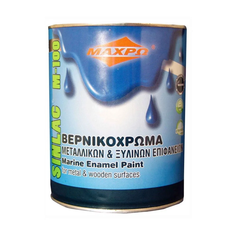 Φωτογραφία προϊόντος: Μαχρω Sinlac M-100 Βερνικόχρωμα Γαλάζιο 750ml No103