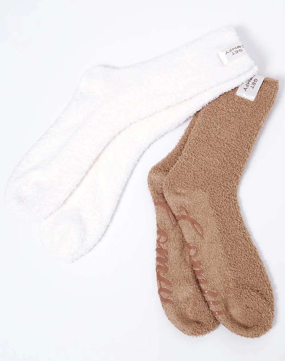 Φωτογραφία προϊόντος: ARUELLE Comfy socks 2-pack latte/ecru