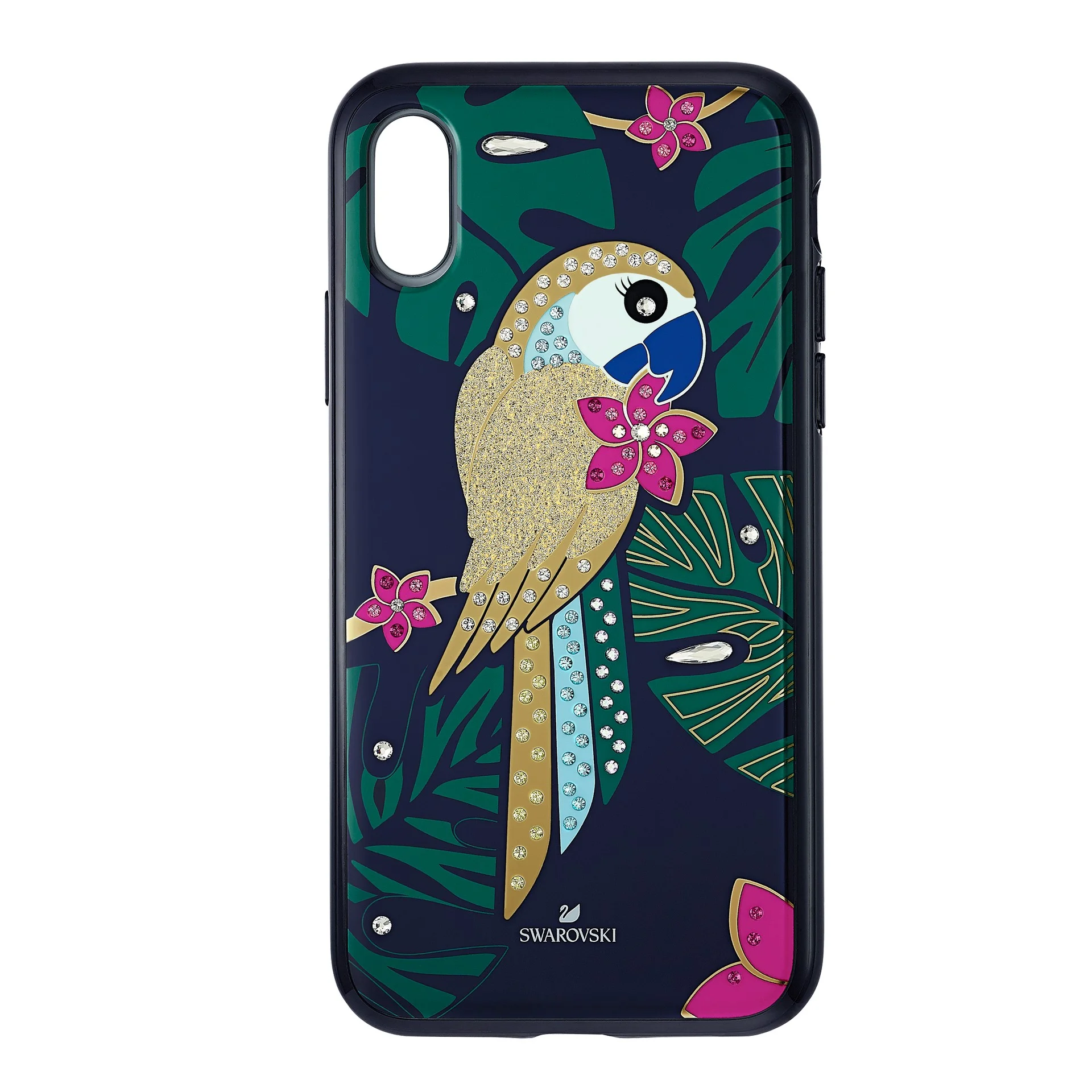 Φωτογραφία προϊόντος: Tropical Parrot Smartphone Case with Bumper, iPhoneÂ® X/XS, Dark multi-colored