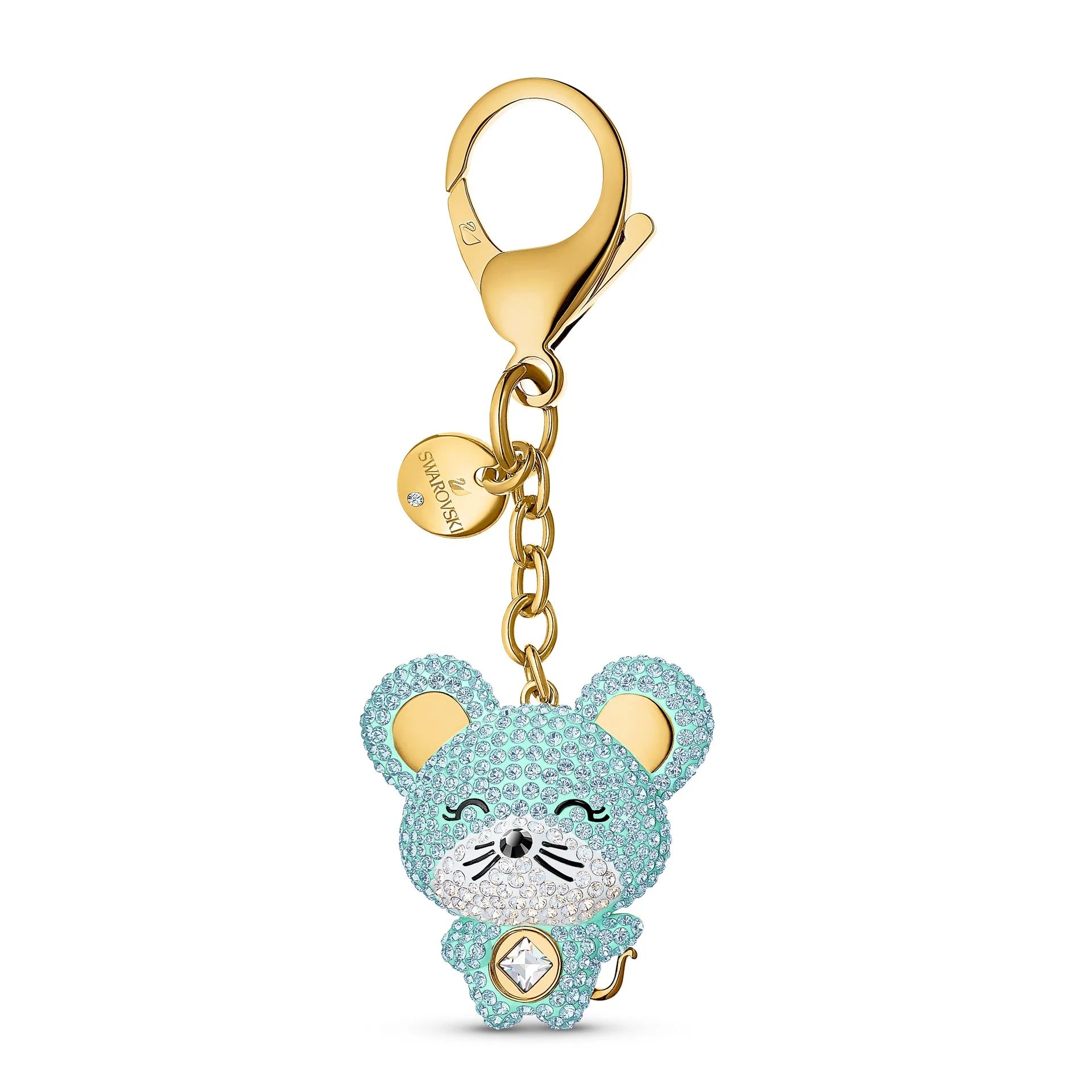 Φωτογραφία προϊόντος: Zodiac Bag charm, Light multi-colored, Gold-tone plated