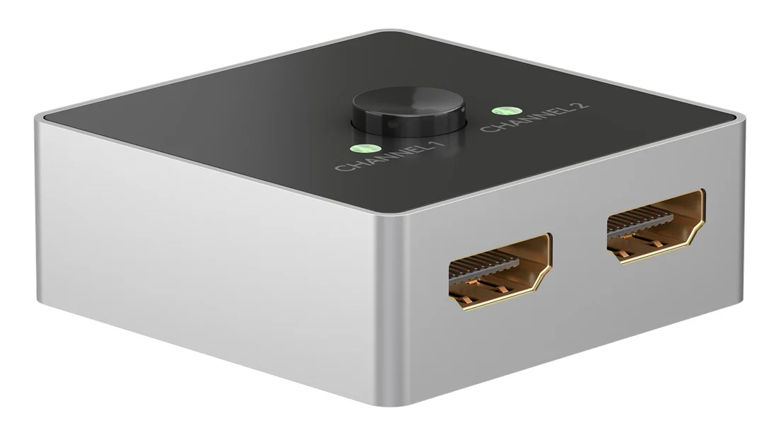 Φωτογραφία προϊόντος: GOOBAY HDMI switch 58486, 2-in σε 1-out, 4K/60Hz, μαύρο
