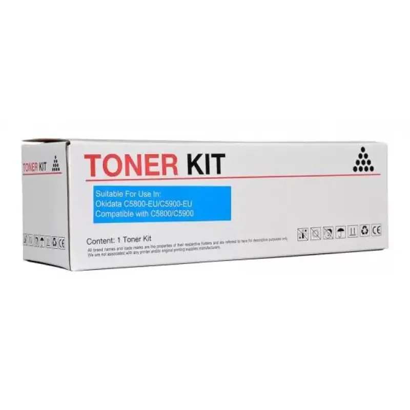 Φωτογραφία προϊόντος: Print-Rite Συμβατό toner Oki C5800, C5900 EU Cyan