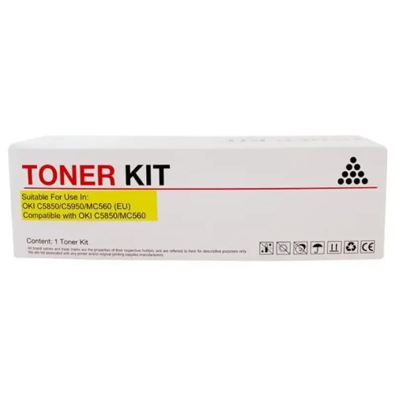 Φωτογραφία προϊόντος: Print-Rite Συμβατό toner Oki C5850, C5950, MC560 Yellow