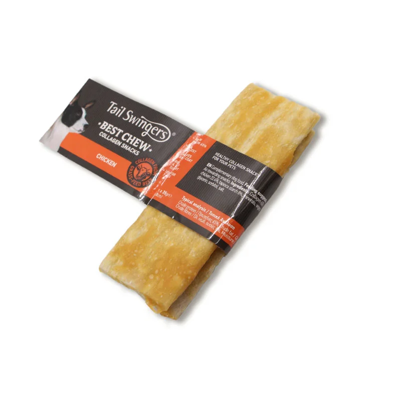 Φωτογραφία προϊόντος: Λιχουδιά Σκύλου Collagen Stick Πλακέ με Κολλαγόνο Κοτόπουλο 2τμχ 13.5cm