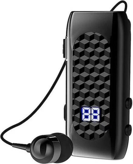 Φωτογραφία προϊόντος: D70 PRO In-ear Bluetooth Handsfree Ακουστικό Πέτου Μαύρο