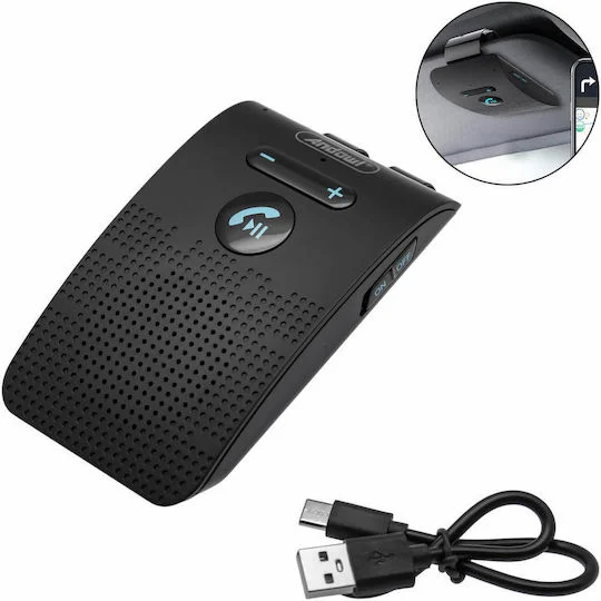 Φωτογραφία προϊόντος: Μεγάφωνο Bluetooth Αυτοκινήτου Δόνηση Αναγνώριση Κλήσης Dsp + Σύνδεση 2 Συσκευών Q-dh03 Andowl