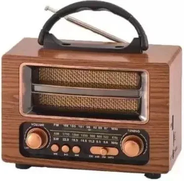 Φωτογραφία προϊόντος: Cmik MK-262BT Retro Φορητό Ραδιόφωνο Επαναφορτιζόμενο με Bluetooth και USB Καφέ
