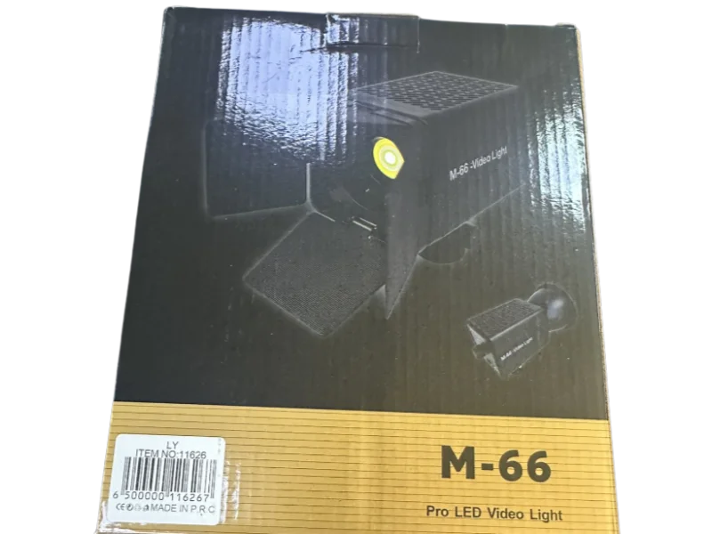 Φωτογραφία προϊόντος: Φωτιστικο LED Βιντεο M-66 Pro με Ρυθμιζομενα Πτερυγια