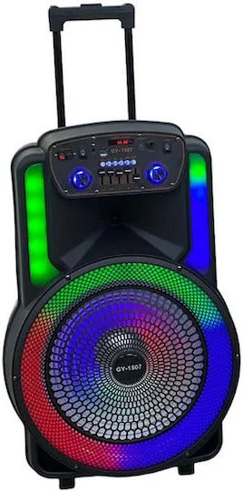 Φωτογραφία προϊόντος: Σύστημα Karaoke με Ασύρματo Μικρόφωνo GY-1507 σε Μαύρο Χρώμα