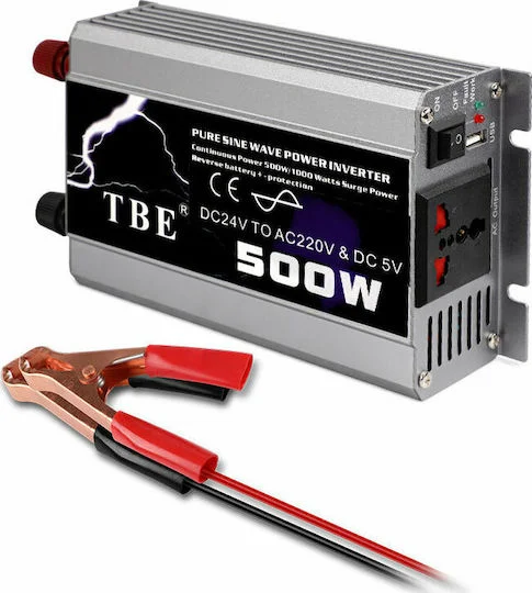 Φωτογραφία προϊόντος: TBE TBE Inverter Καθαρού Ημιτόνου 500W 12V