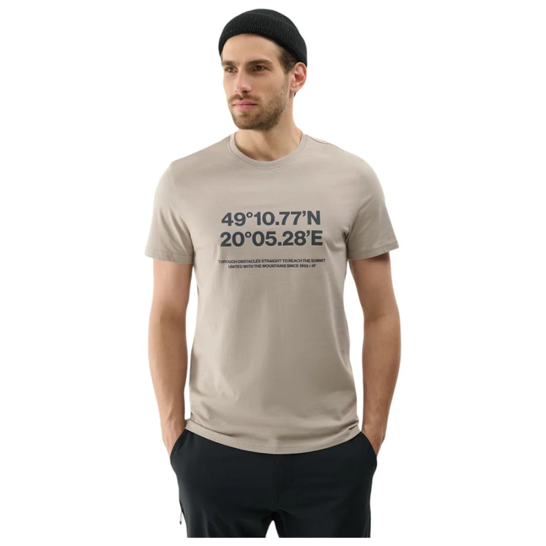 Φωτογραφία προϊόντος: 4F Ανδρικό T-Shirt 4FWSS25TTSHM2209-26S Γκρι