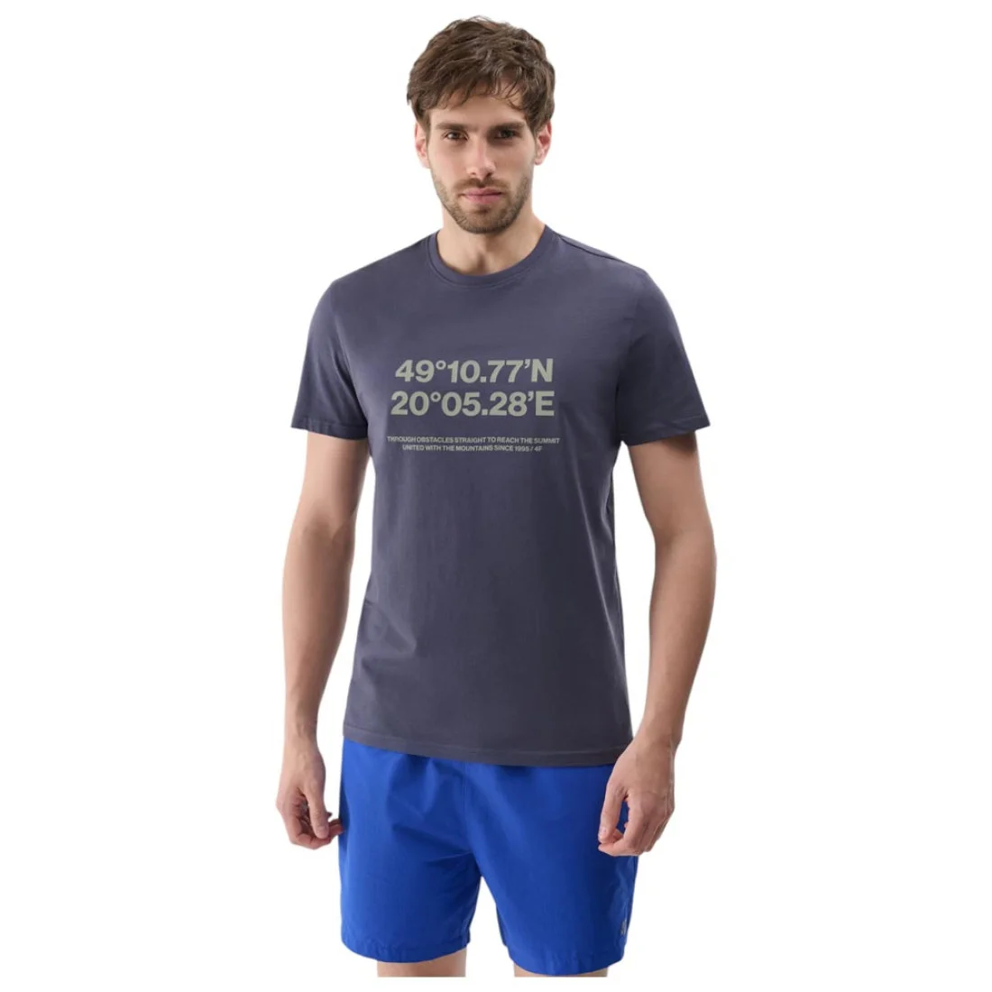 Φωτογραφία προϊόντος: 4F Ανδρικό T-Shirt 4FWSS25TTSHM2209-22S Ανθρακί
