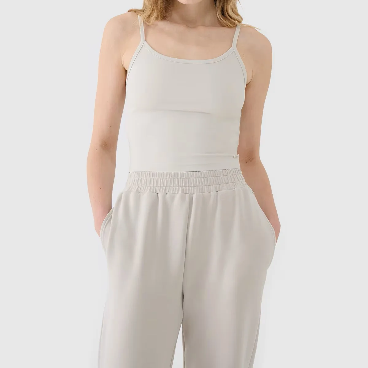 Φωτογραφία προϊόντος: 4F Γυναικείο Crop Top 4FWSS25TSLEF127-83S Μπεζ