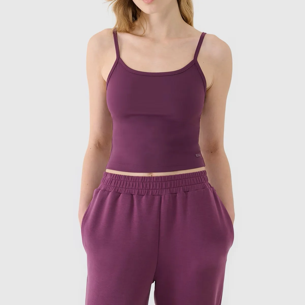 Φωτογραφία προϊόντος: 4F Γυναικείο Crop Top 4FWSS25TSLEF127-50S Βυσσινί