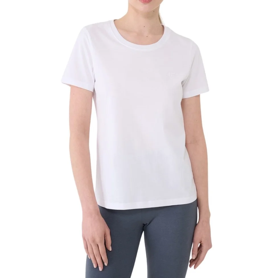 Φωτογραφία προϊόντος: 4F Γυναικείο T-Shirt 4FWMM00TTSHF2356-10S Λευκό