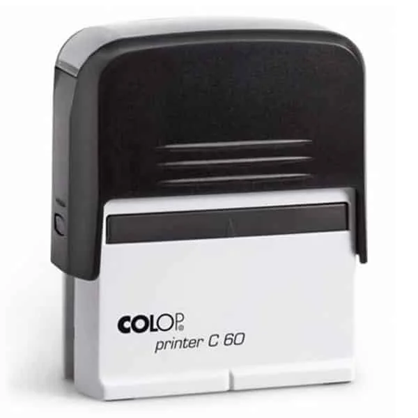 Φωτογραφία προϊόντος: COLOP 60 (8-10 σειρών) (76x37mm) ΜΑΥΡΗ με μπλέ μελάνι