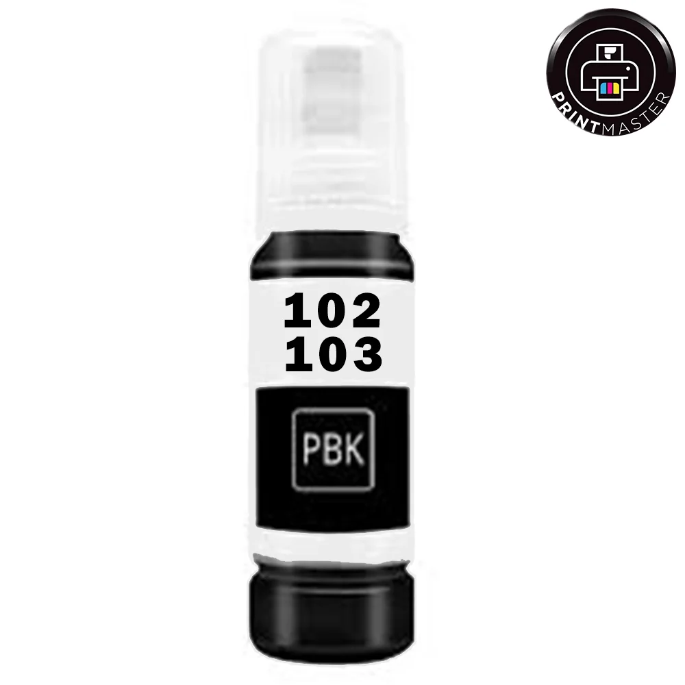 Φωτογραφία προϊόντος: Συμβατό μελάνι Epson Ecotank 102/ 103 (C13T03R140) (C13T00S14A) (70 ml) (Black)