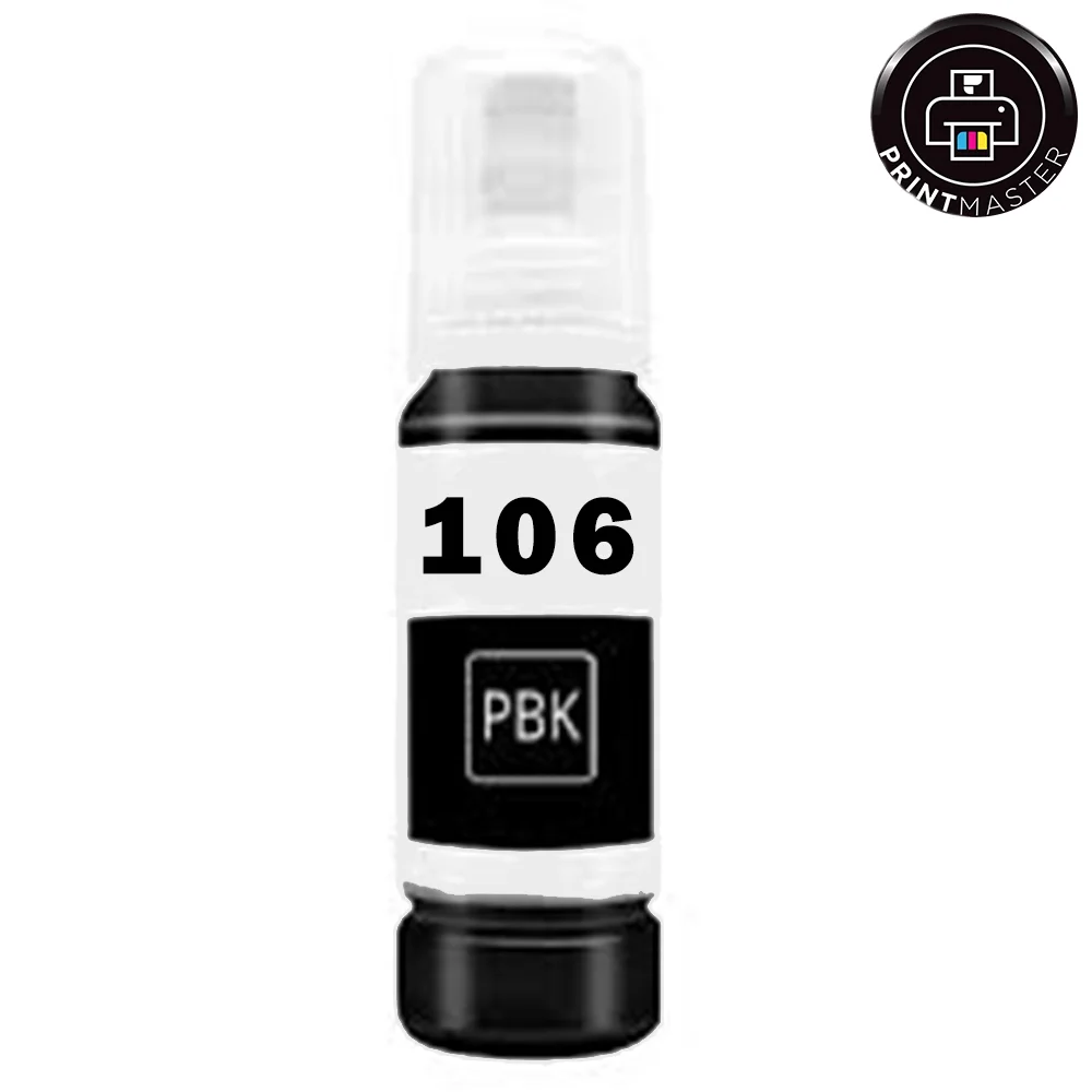 Φωτογραφία προϊόντος: Συμβατό μελάνι Epson Ecotank 106 (C13T00R140) (70 ml) (Photo Black)