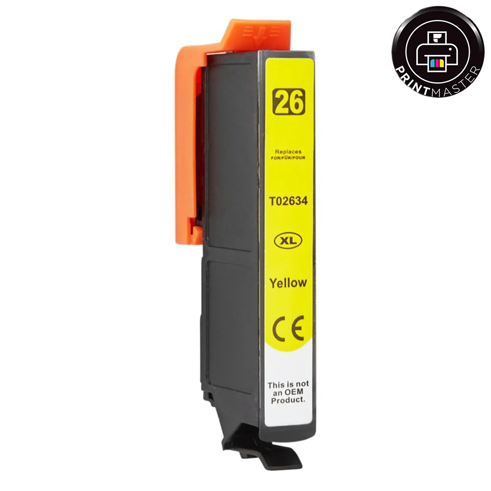 Φωτογραφία προϊόντος: Συμβατό μελάνι Epson T2634 26XL (C13T26344010) (Yellow)
